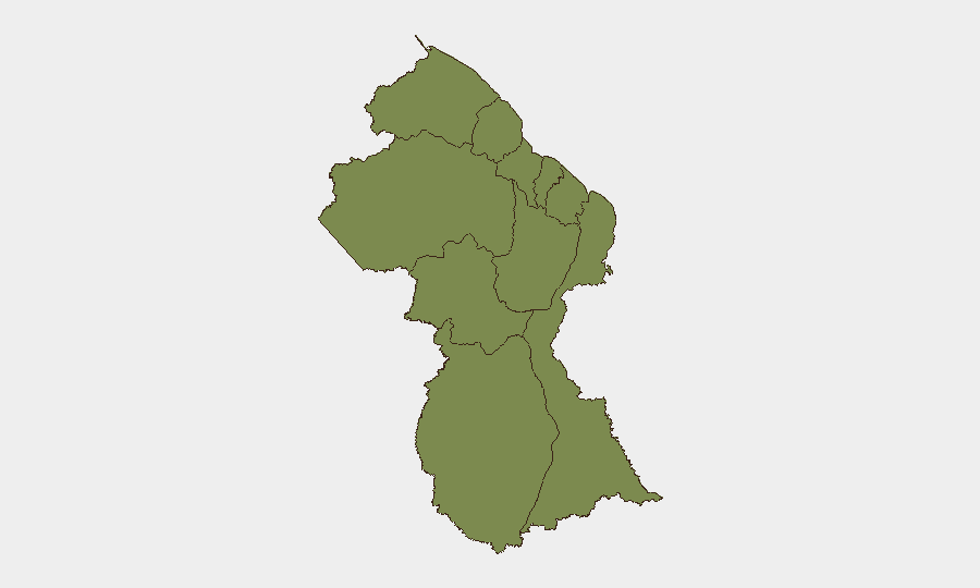 Guyana sub-national risk map