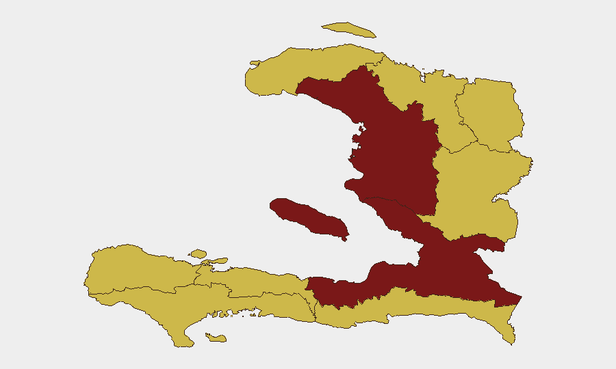 Haiti sub-national risk map