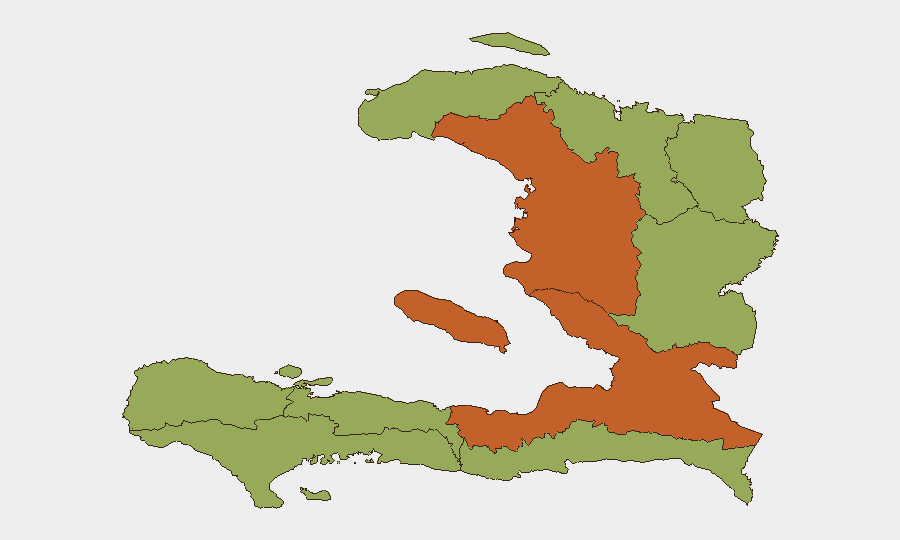 Haiti sub-national risk map