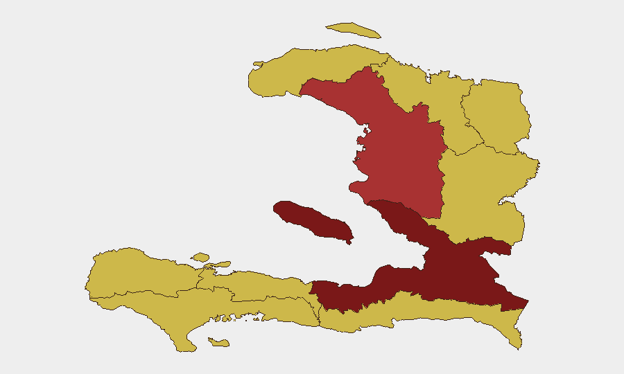 Haiti sub-national risk map