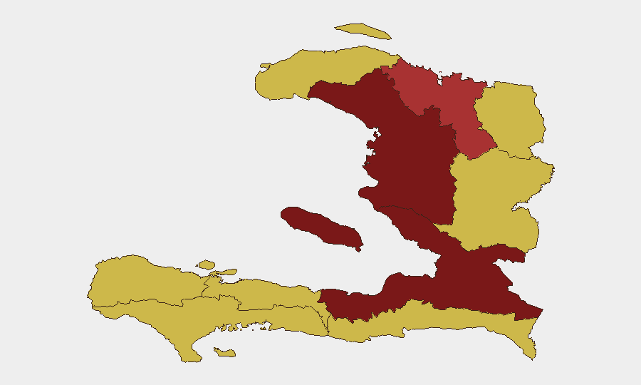 Haiti sub-national risk map