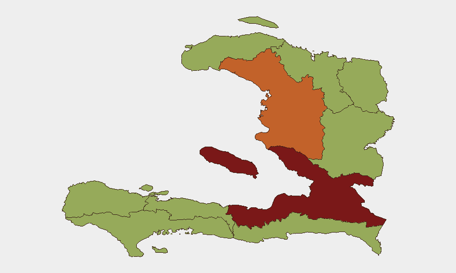 Haiti sub-national risk map