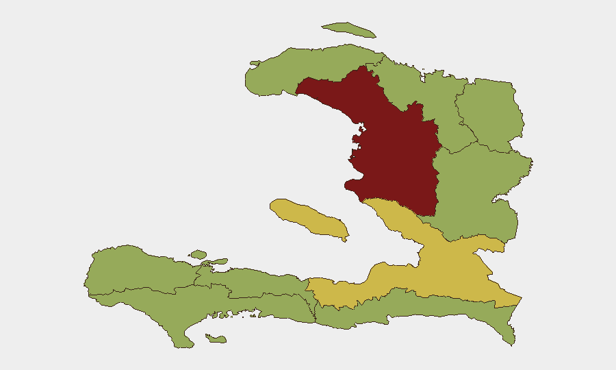 Haiti sub-national risk map