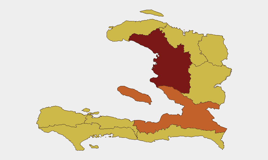 Haiti sub-national risk map