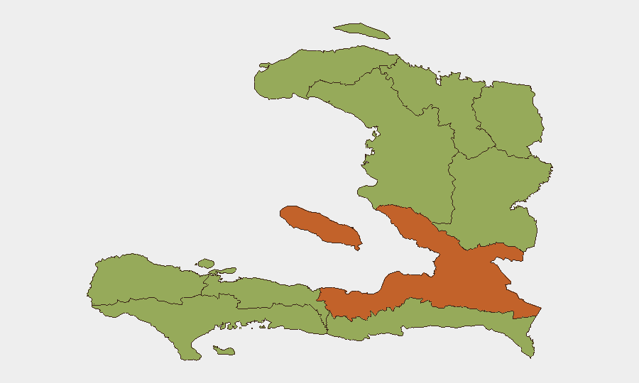 Haiti sub-national risk map