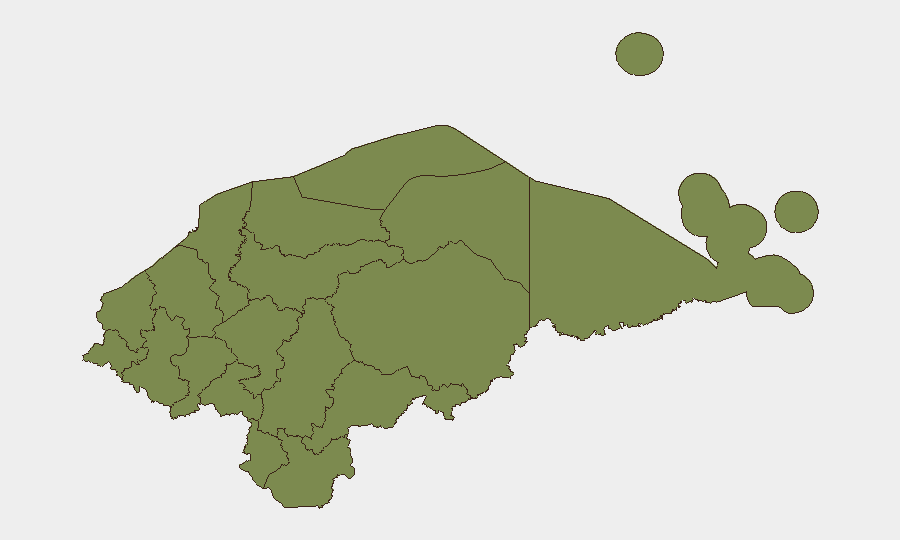 Honduras sub-national risk map