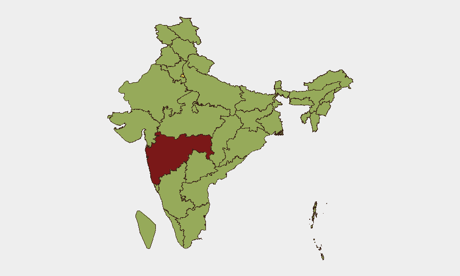 India sub-national risk map
