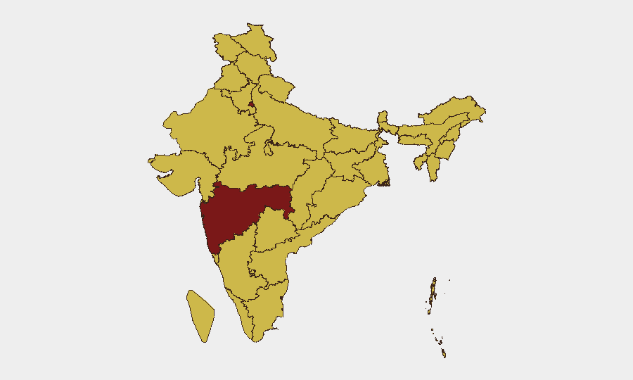 India sub-national risk map