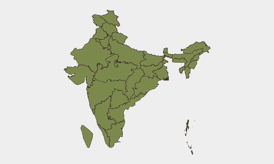 India sub-national risk map