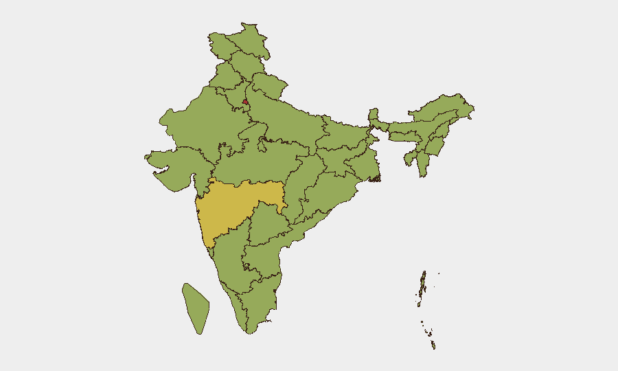 India sub-national risk map