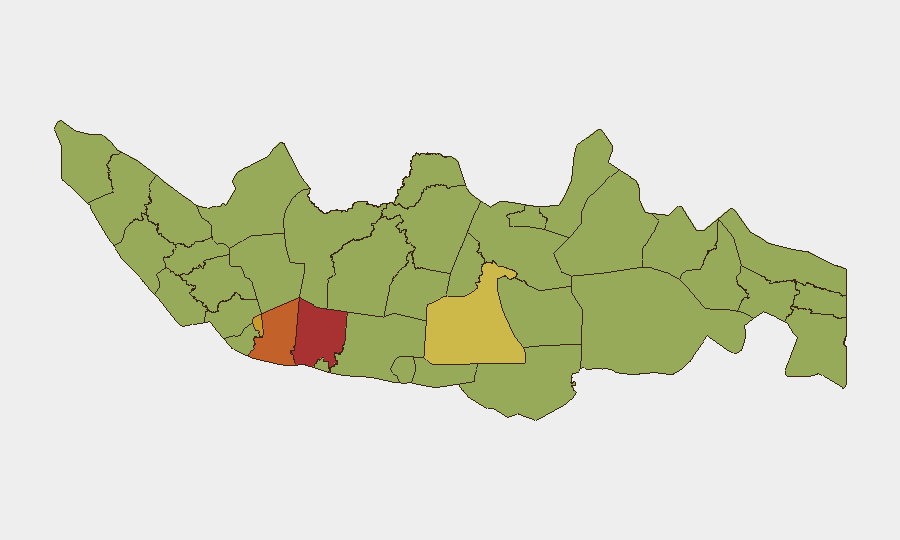Indonesia sub-national risk map