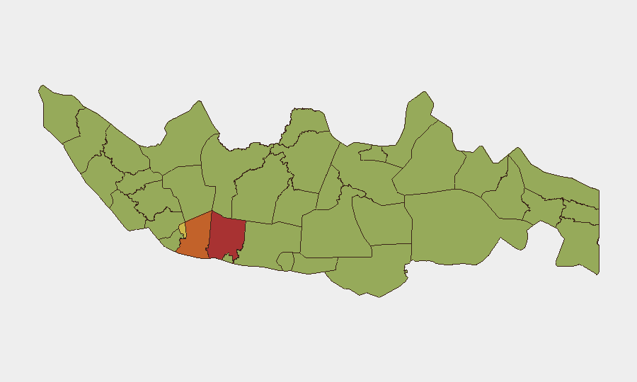 Indonesia sub-national risk map