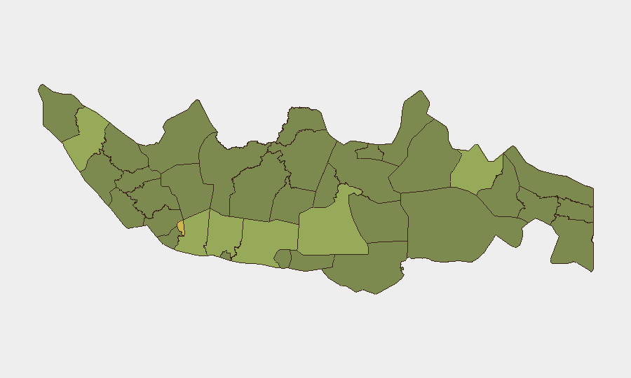 Indonesia sub-national risk map