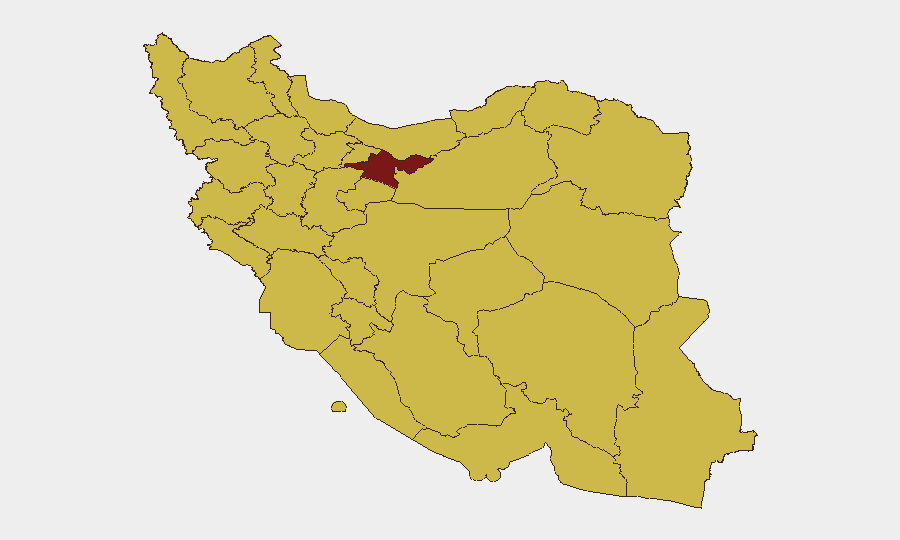 Iran sub-national risk map