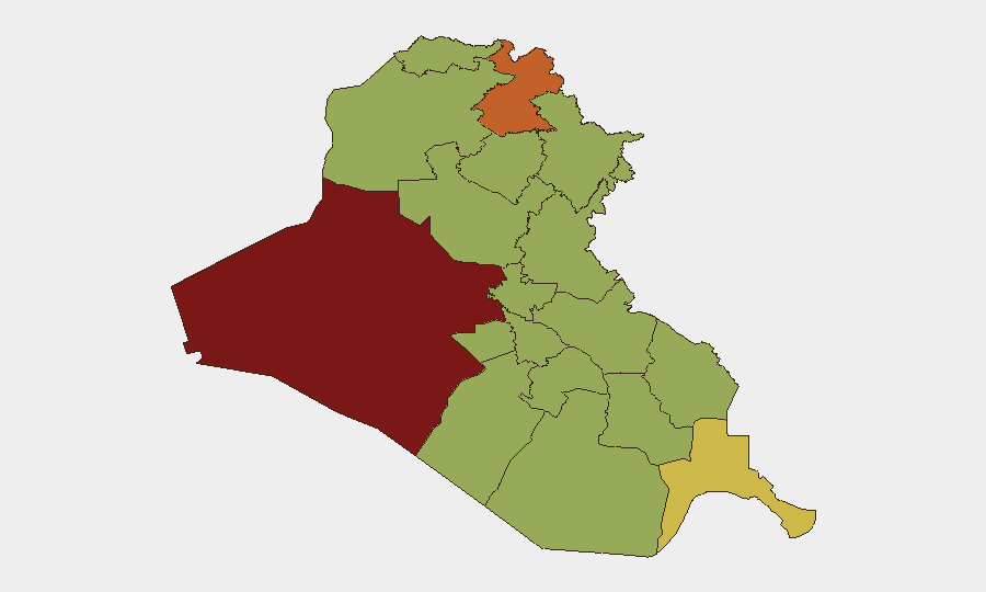 Iraq sub-national risk map