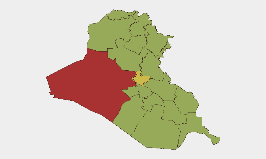 Iraq sub-national risk map