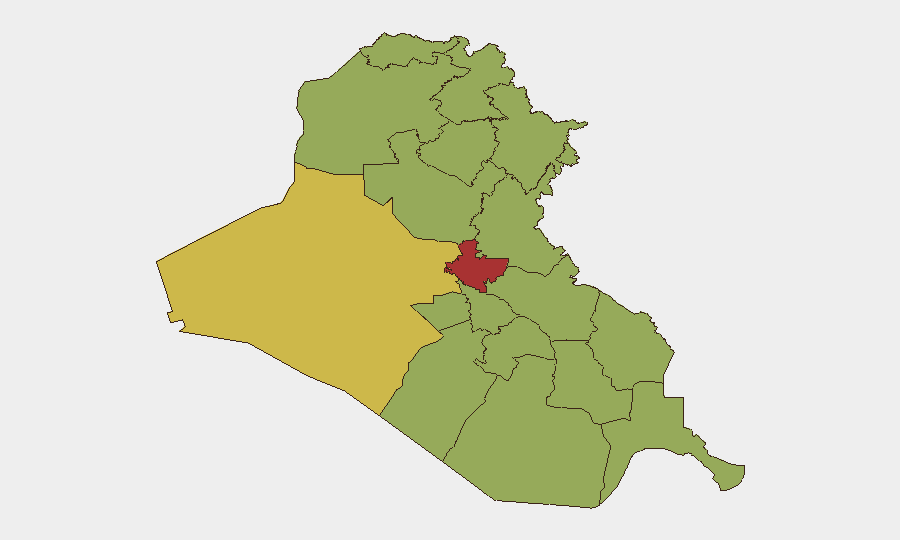 Iraq sub-national risk map