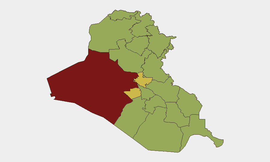 Iraq sub-national risk map