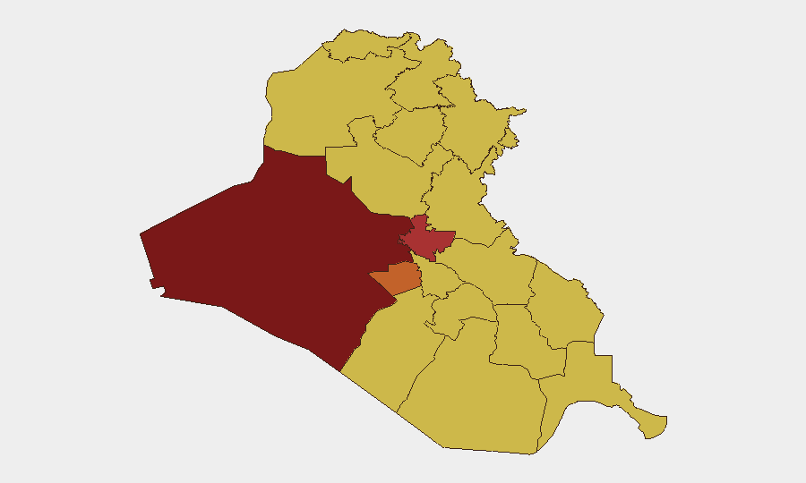 Iraq sub-national risk map
