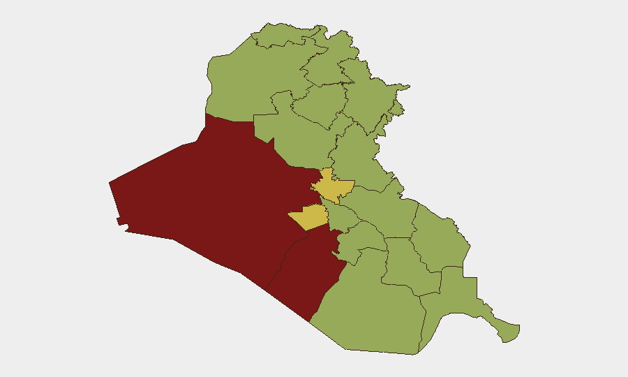 Iraq sub-national risk map