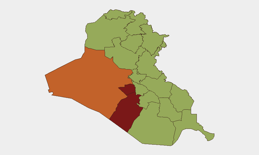 Iraq sub-national risk map