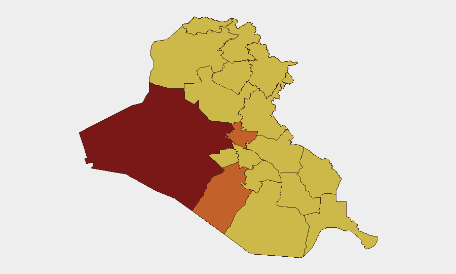 Iraq sub-national risk map