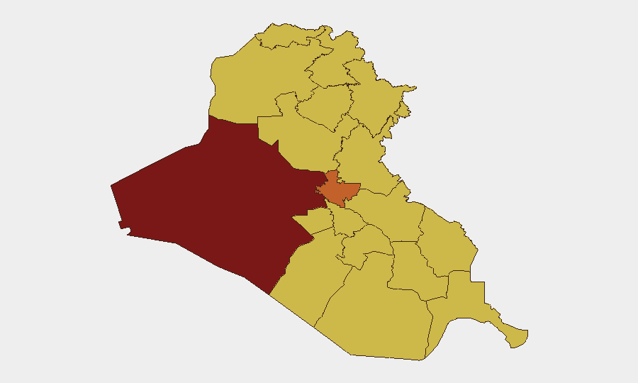 Iraq sub-national risk map