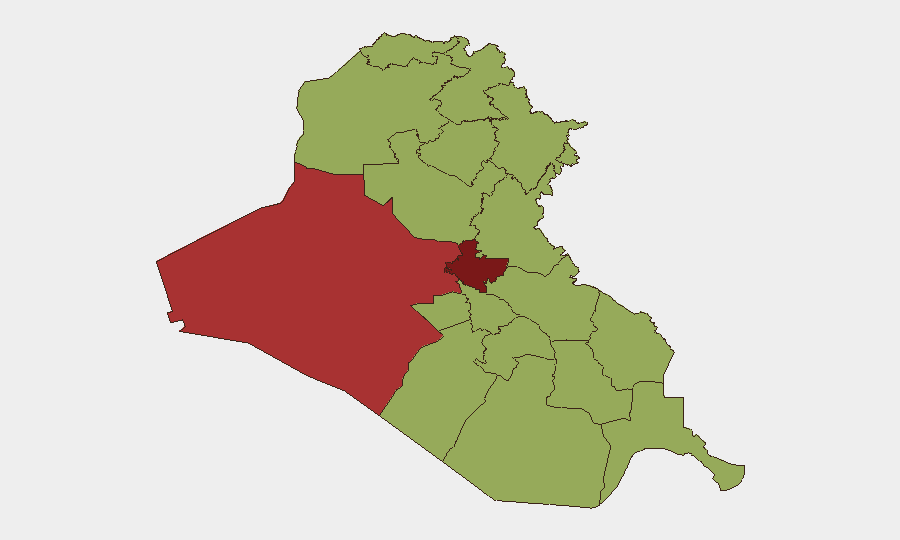 Iraq sub-national risk map