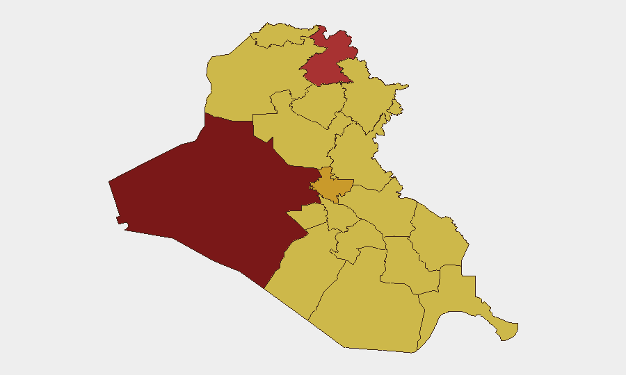 Iraq sub-national risk map