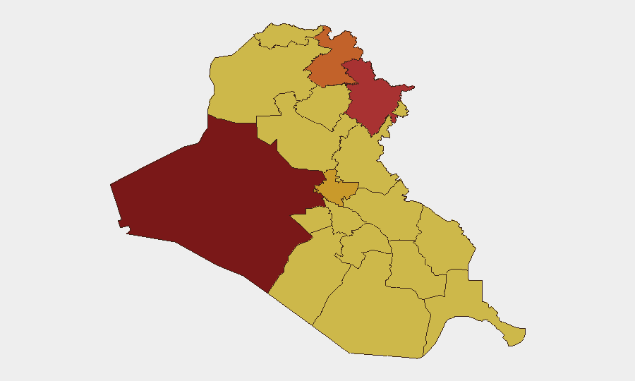 Iraq sub-national risk map