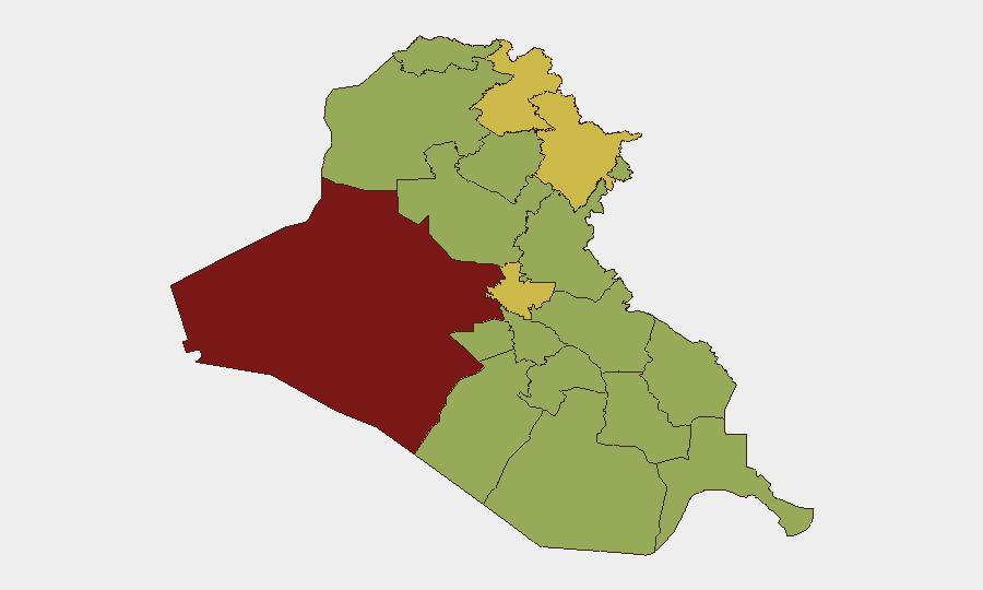 Iraq sub-national risk map