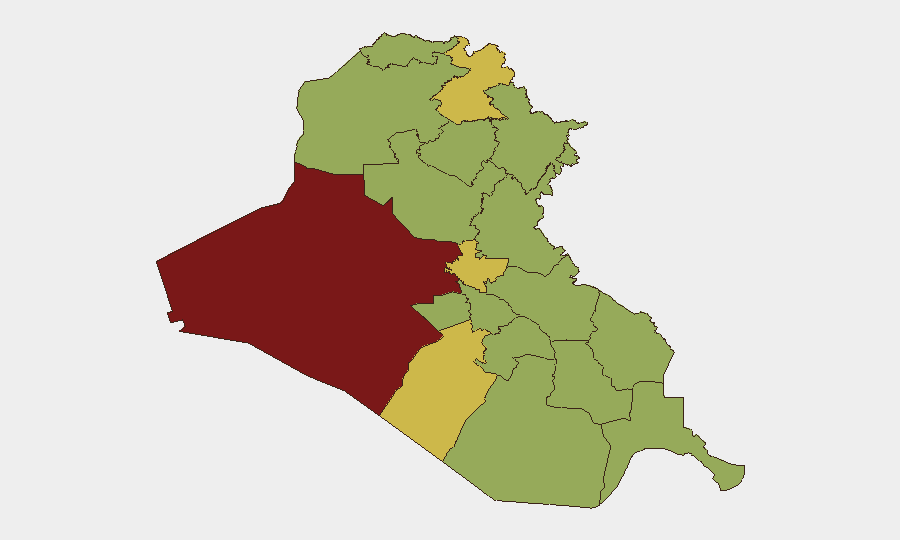 Iraq sub-national risk map