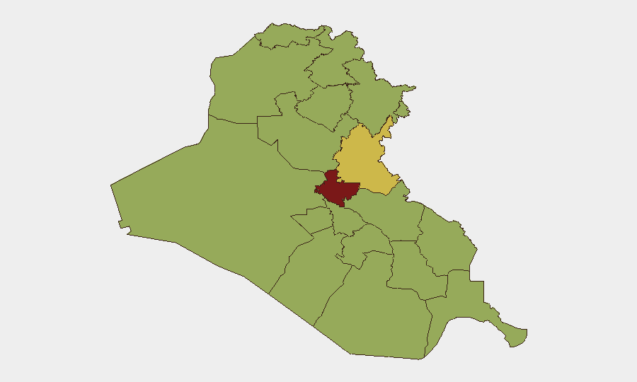Iraq sub-national risk map