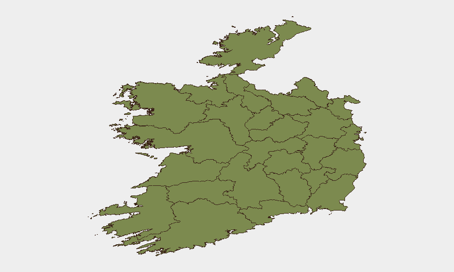 Ireland sub-national risk map