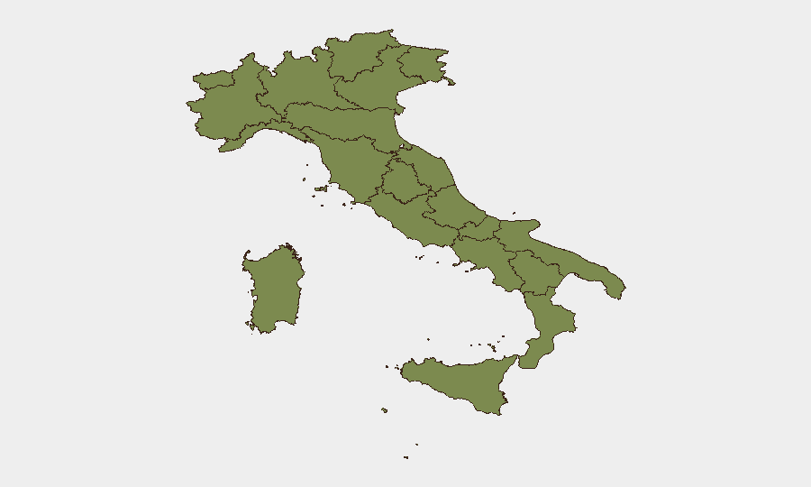 Italy sub-national risk map