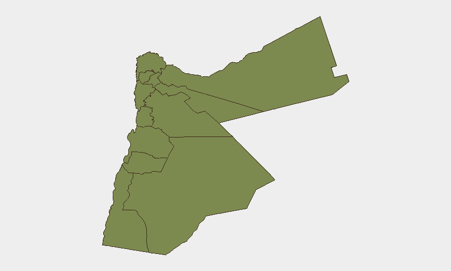 Jordan sub-national risk map