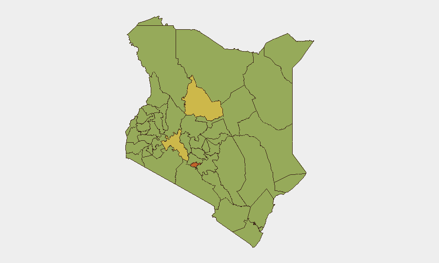 Kenya sub-national risk map