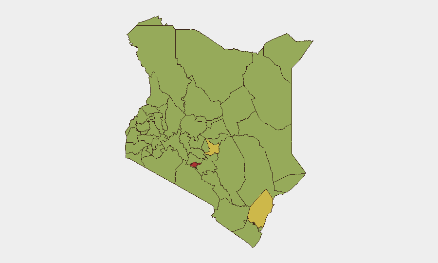 Kenya sub-national risk map