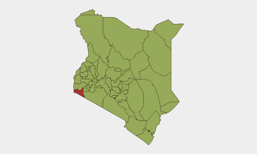 Kenya sub-national risk map