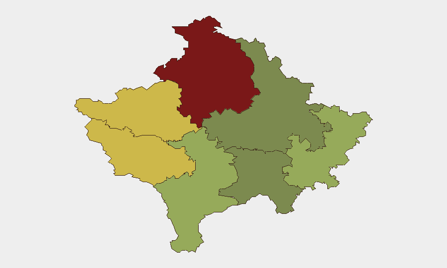 Kosovo sub-national risk map