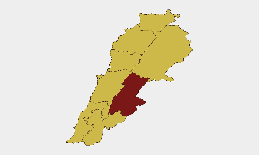 Lebanon sub-national risk map