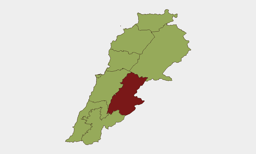 Lebanon sub-national risk map