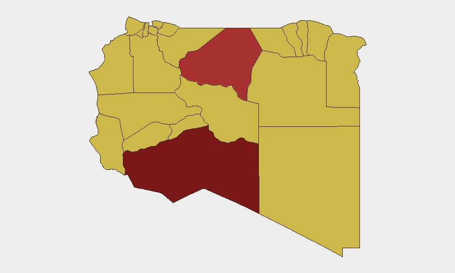 Libya sub-national risk map