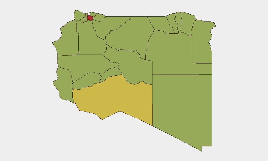 Libya sub-national risk map