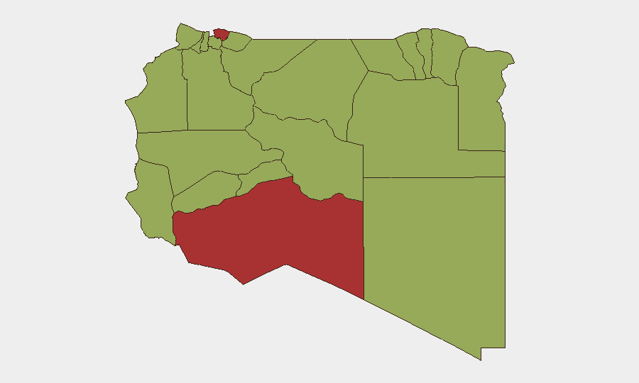 Libya sub-national risk map