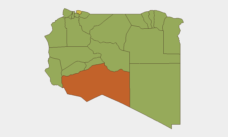 Libya sub-national risk map