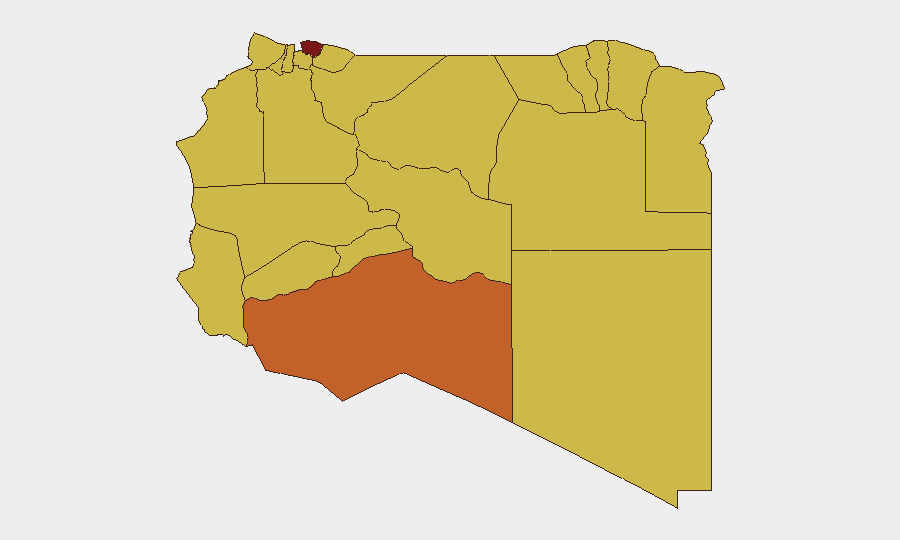 Libya sub-national risk map