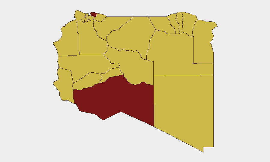 Libya sub-national risk map