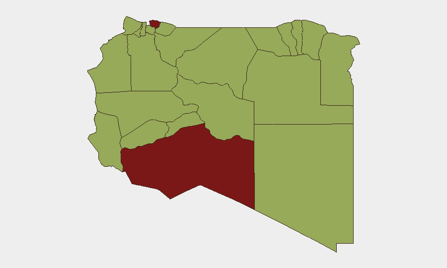 Libya sub-national risk map