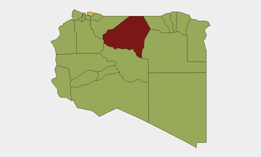 Libya sub-national risk map